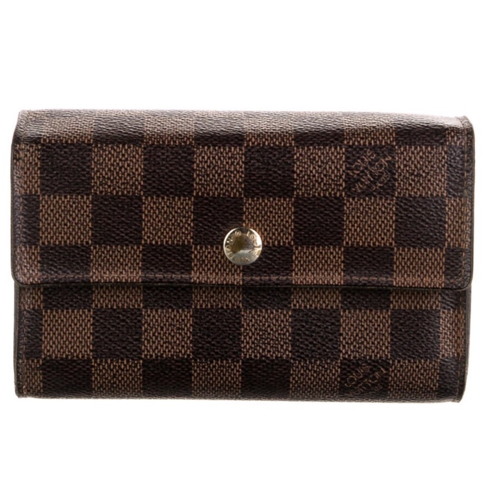 Louis Vuitton Brown Checkered Wallet